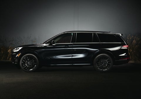 A 2024 Lincoln Aviator® SUV is shown in the Infinite Black exterior color | Dutch Miller Lincoln of Ashland in Ashland KY