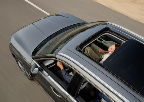 The available panoramic Vista Roof® of a 2027 Lincoln Aviator® SUV is open. | Dutch Miller Lincoln of Ashland in Ashland KY