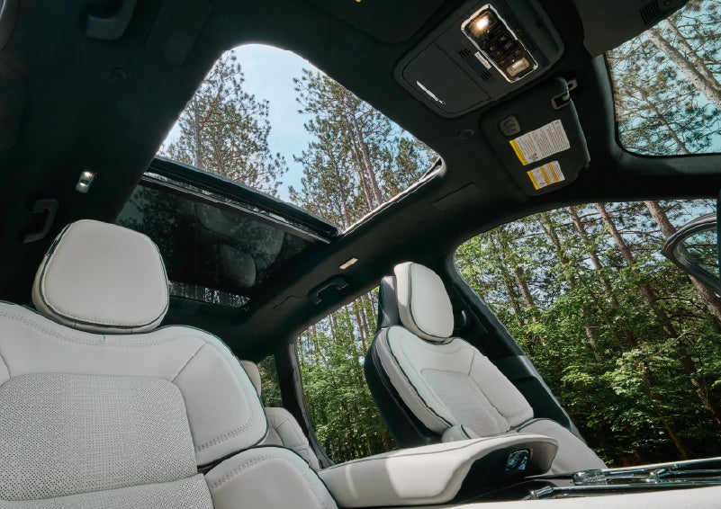 The front seats of a 2027 Lincoln Aviator® Black Label™ SUV | Dutch Miller Lincoln of Ashland in Ashland KY