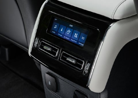 The second row touch screen displays audio and temperature control settings. | Dutch Miller Lincoln of Ashland in Ashland KY