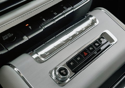 The piano key gear selector of a 2027 Lincoln Aviator® Back Label™ SUV. | Dutch Miller Lincoln of Ashland in Ashland KY